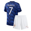 Frankrike Ousmane Dembele #7 Hjemmedraktsett Barn VM 2026 Kortermet (+ korte bukser)